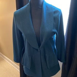 New York & Company teal cardigan